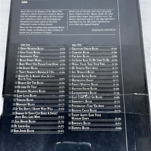 BESSIE SMITH The Complete Recordings Vol. 1 (2 CD Box Set, 1991) Original Mono - Picture 3 of 4